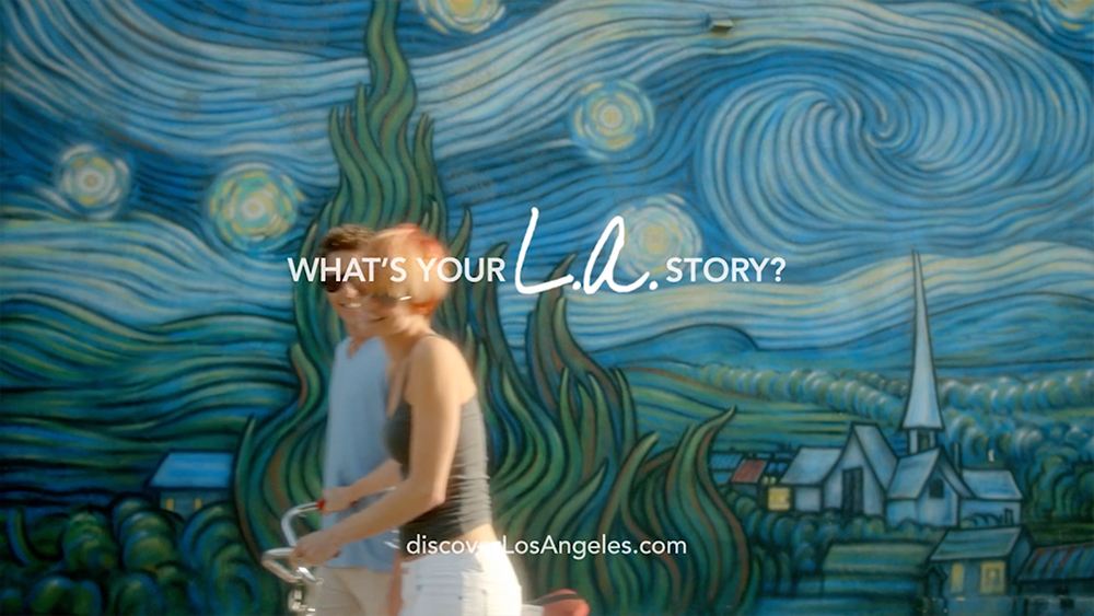 LA Tourism - LA Story Commercial Getty Couple End Frame